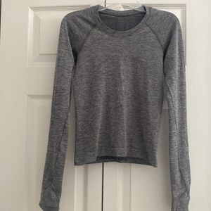 Lululemon gray long sleeve shirt